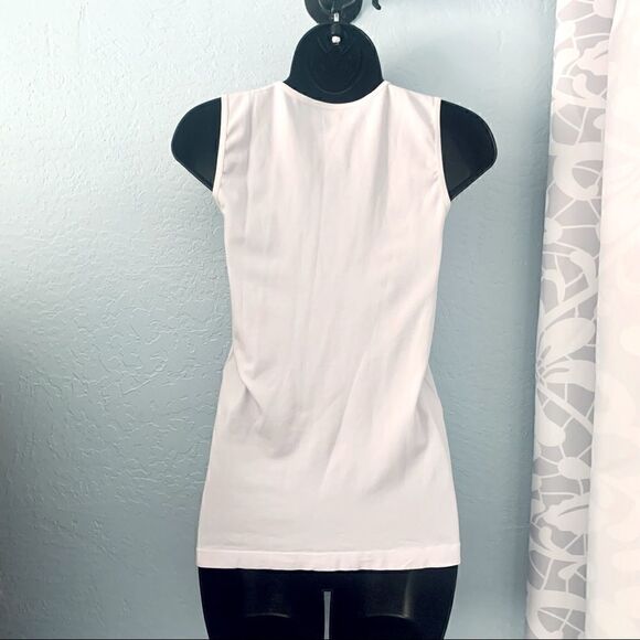 LC Couture White Rhinestone Embellished Tank Top Size Small - Picture 6 of 10